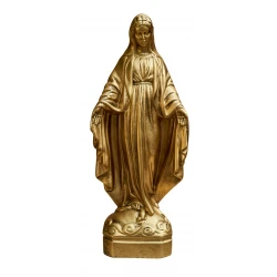 Figurka Matki Bożej Niepokalanej złota lakierowana 67 cm